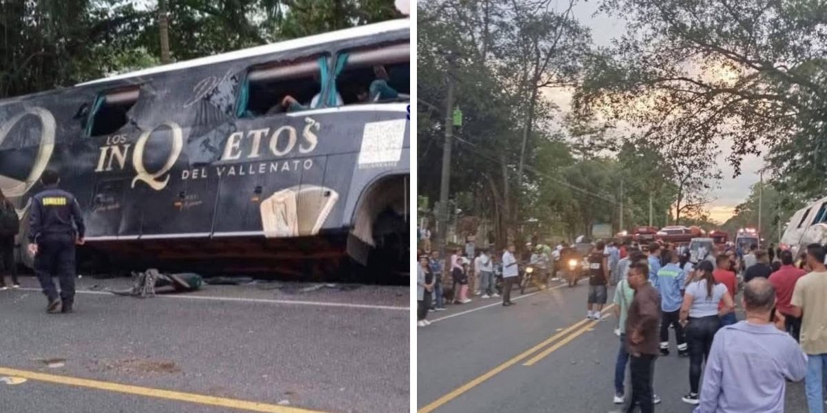 Seguimiento. Bus accidentado.