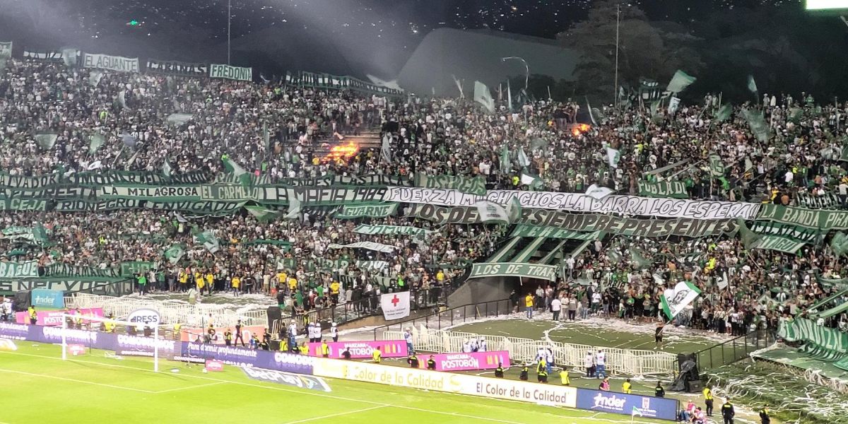 Zona Cero Barristas de Nacional en el Atanasio.