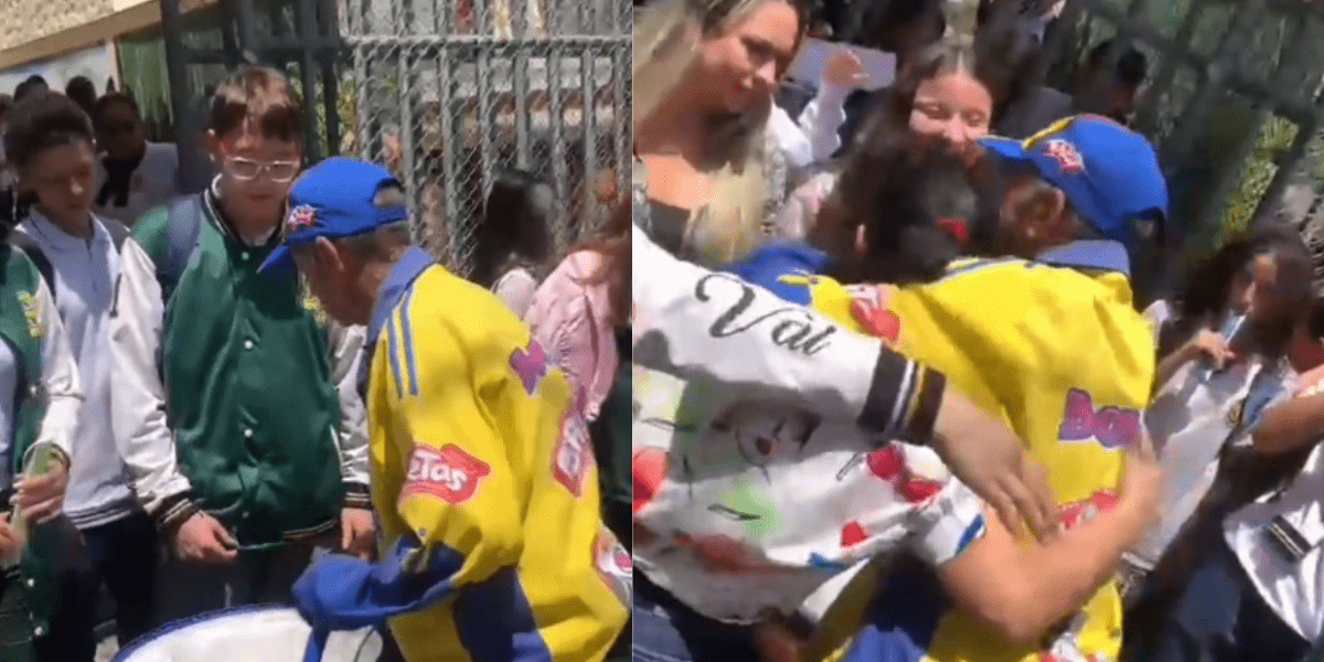 TikTok @prom2024_sagrado Estudiante comprándole al vendedor de BonIce