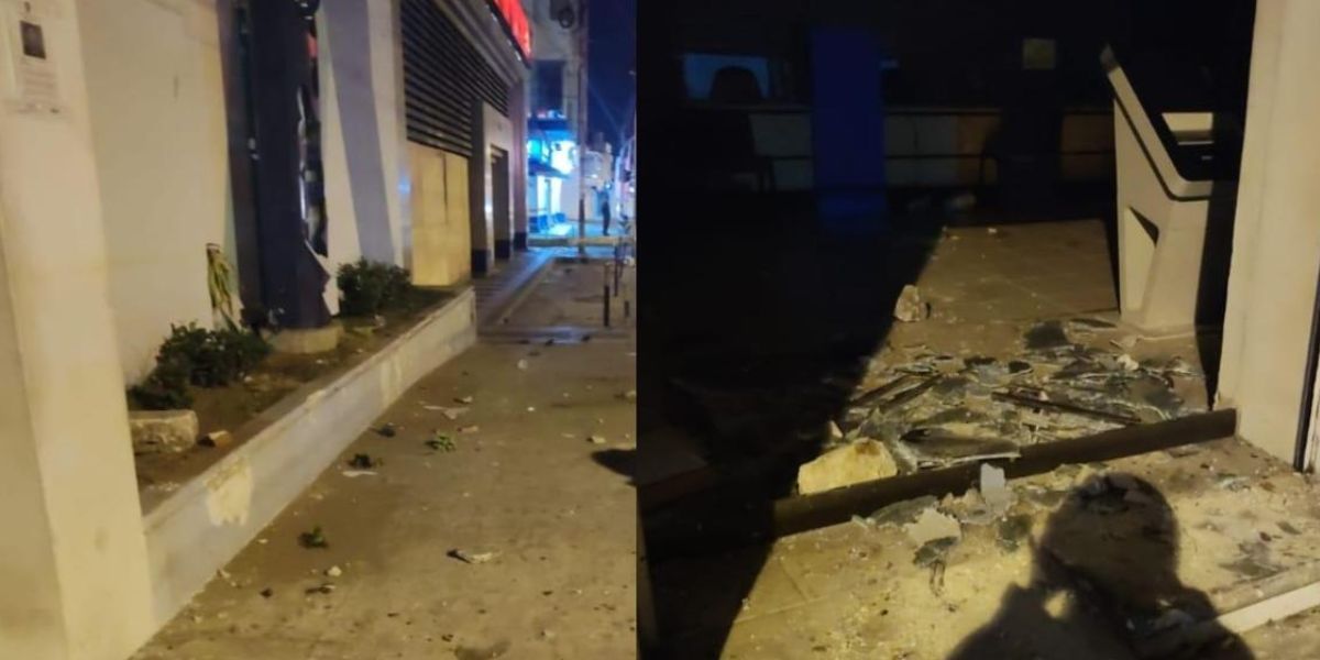 Cortesía. La sede fue atacada en la noche de este lunes.