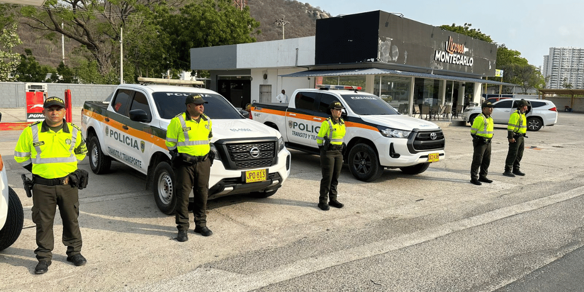 Santa Marta Policías de tránsito