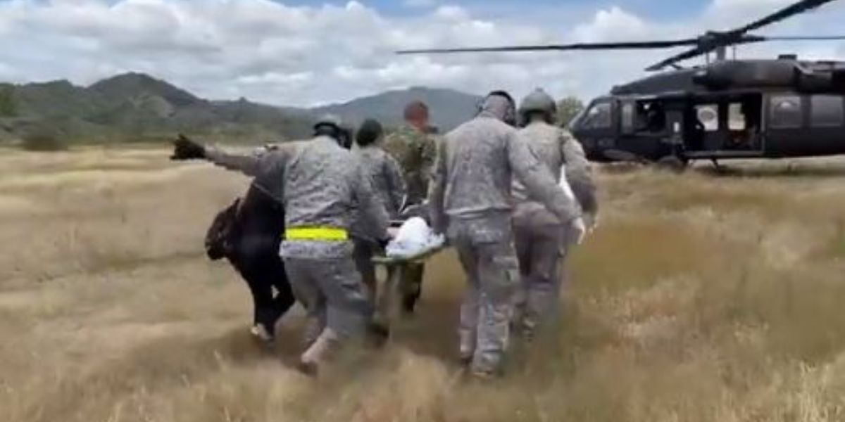 Captura de pantalla. Tropas del Ejército neutralizan a disidentes en el Cauca.