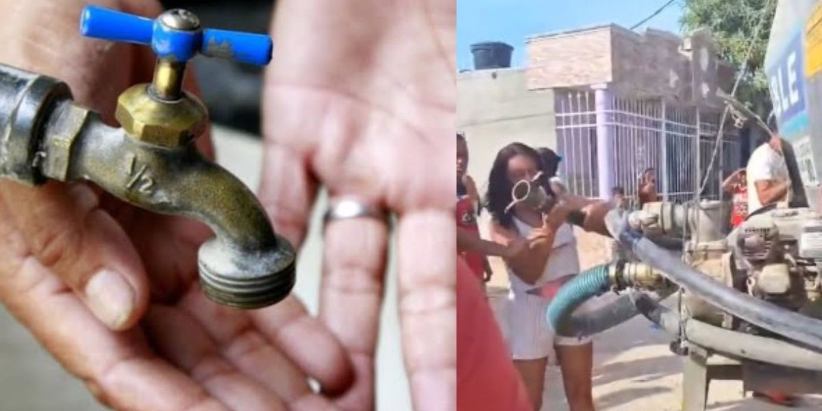 Cortesía Protestas por falta de agua.