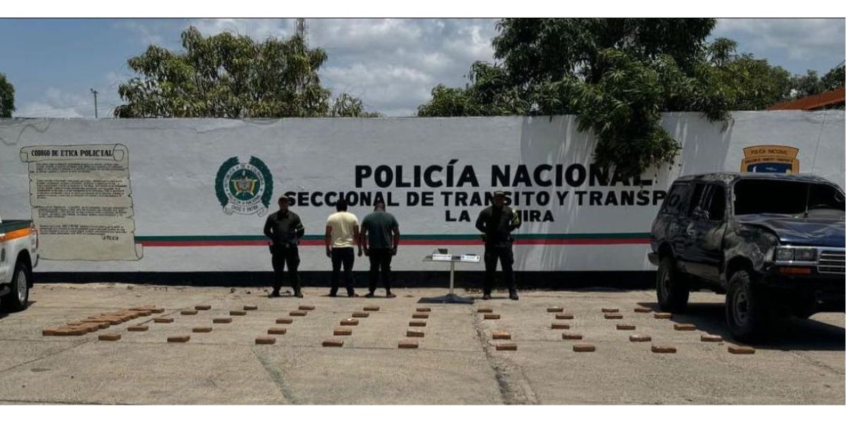 Capturados transportando marihuana en la vía Maicao - Riohacha  