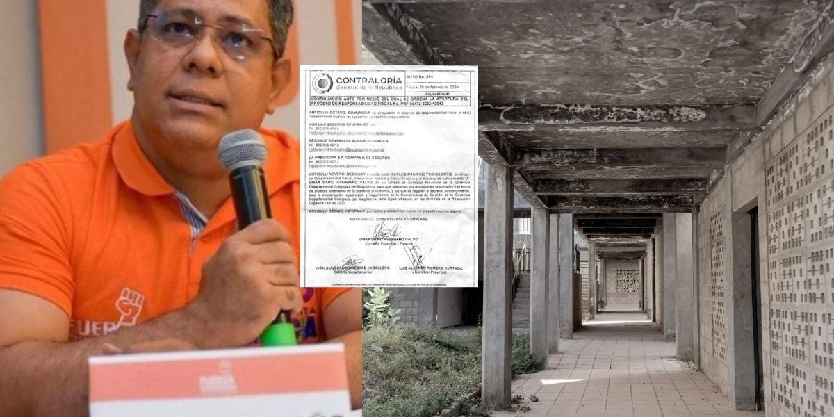 Cortesía Omar Avendaño, es el contralor ponente del proyecto