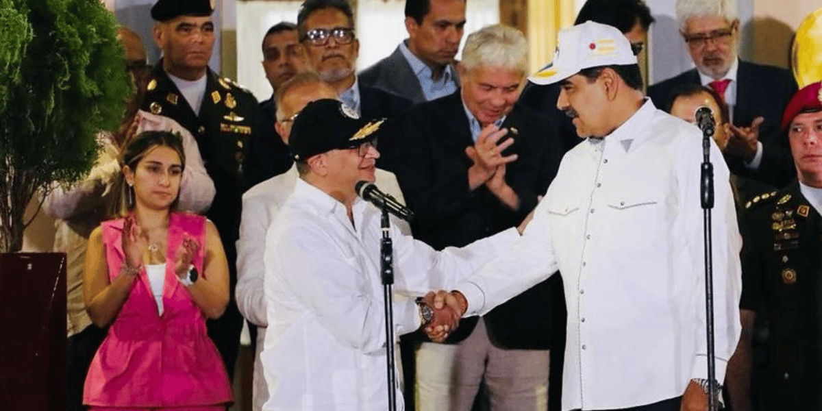 Foto: Presidencia Gustavo Petro y Nicolás Maduro.