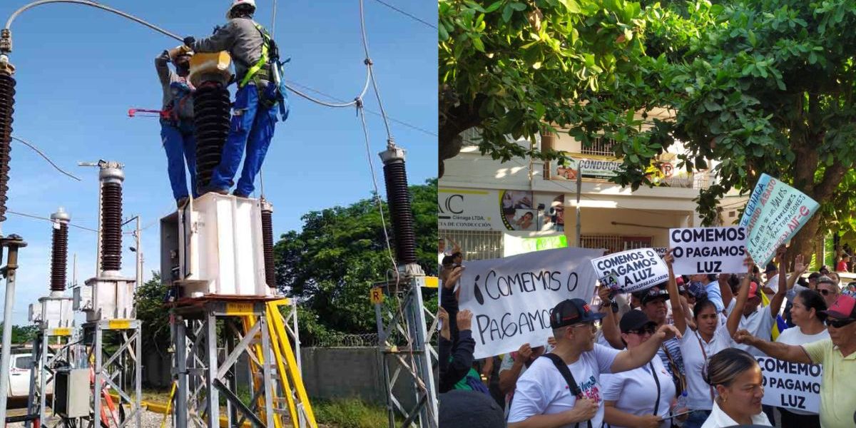 Cortesía Anuncio de nuevas suspensiones de Air-e en Santa Marta y Ciénaga