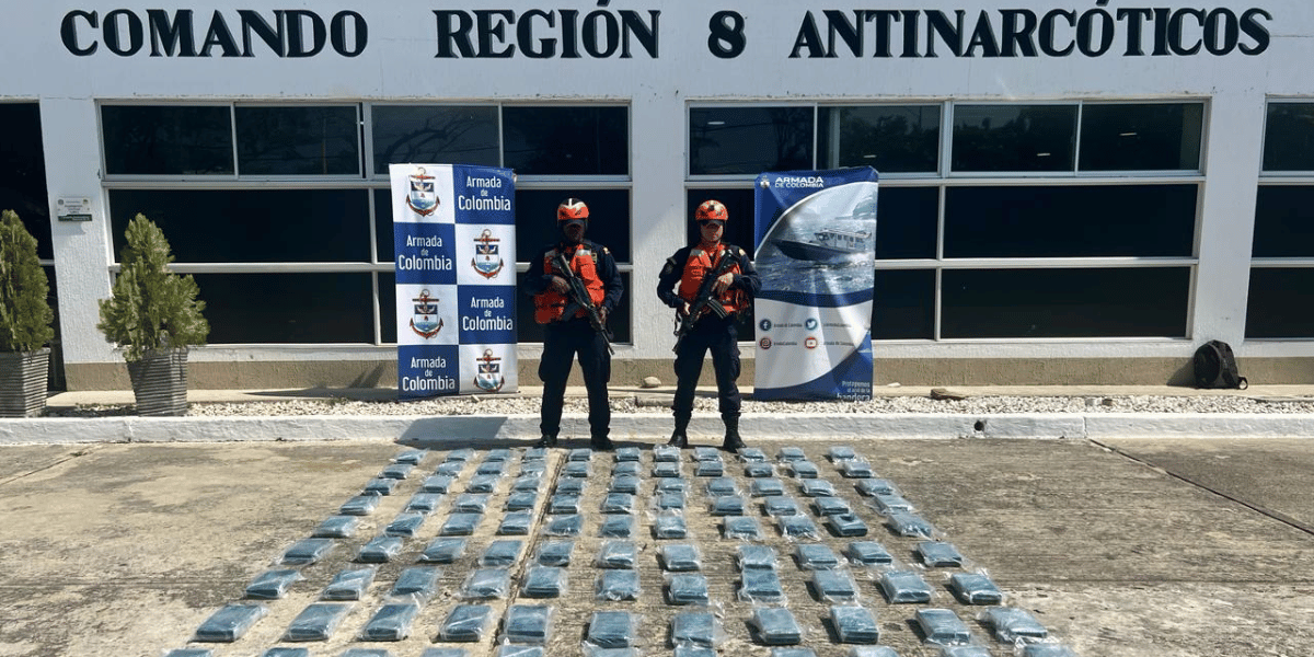 Cortesía Incautan más de 100 kilos de cocaína en contenedores que saldrían del Puerto de Santa Marta