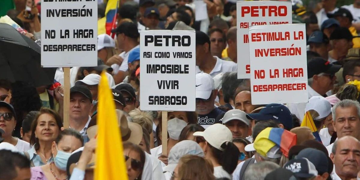 Cortesía Las protestas fueron convocadas en todo el país.
