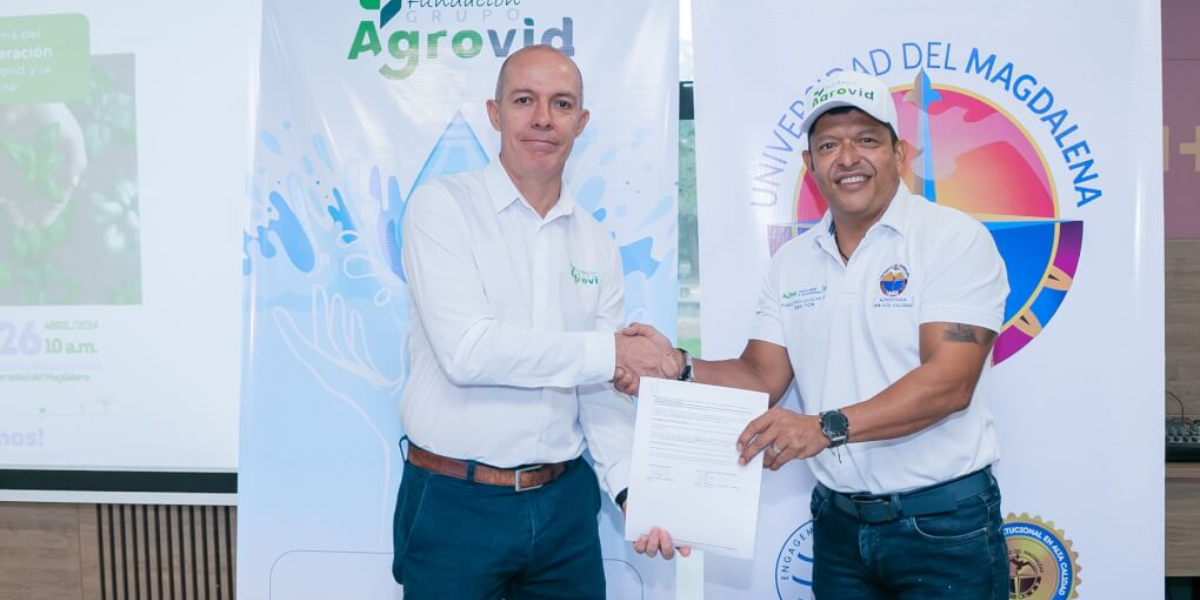 Unimagdalena y Grupo Agrovid firman convenio que beneficiará a la Zona Bananera