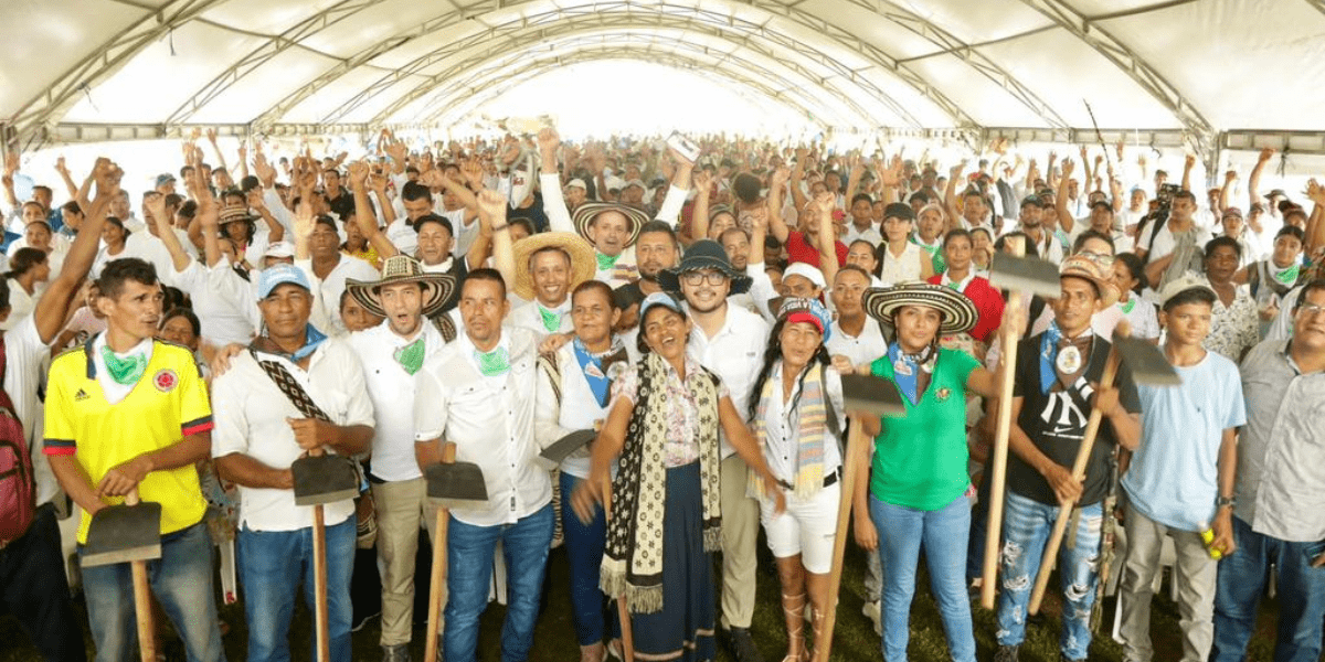  Agencia Nacional de Tierras entregó cerca de 6,000 hectáreas a campesinos de 11 municipios