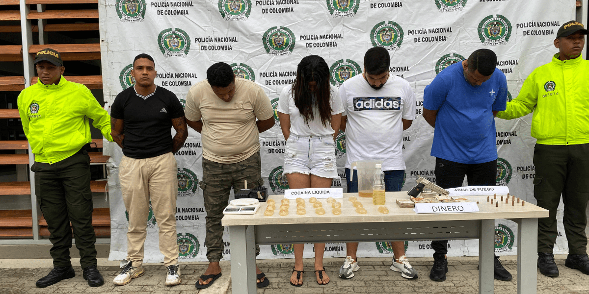 Foto: Policía Nacional ¡Increíble! Juez otorga domiciliaria a presuntos traficantes de cocaína que fueron arrestados en Santa Marta