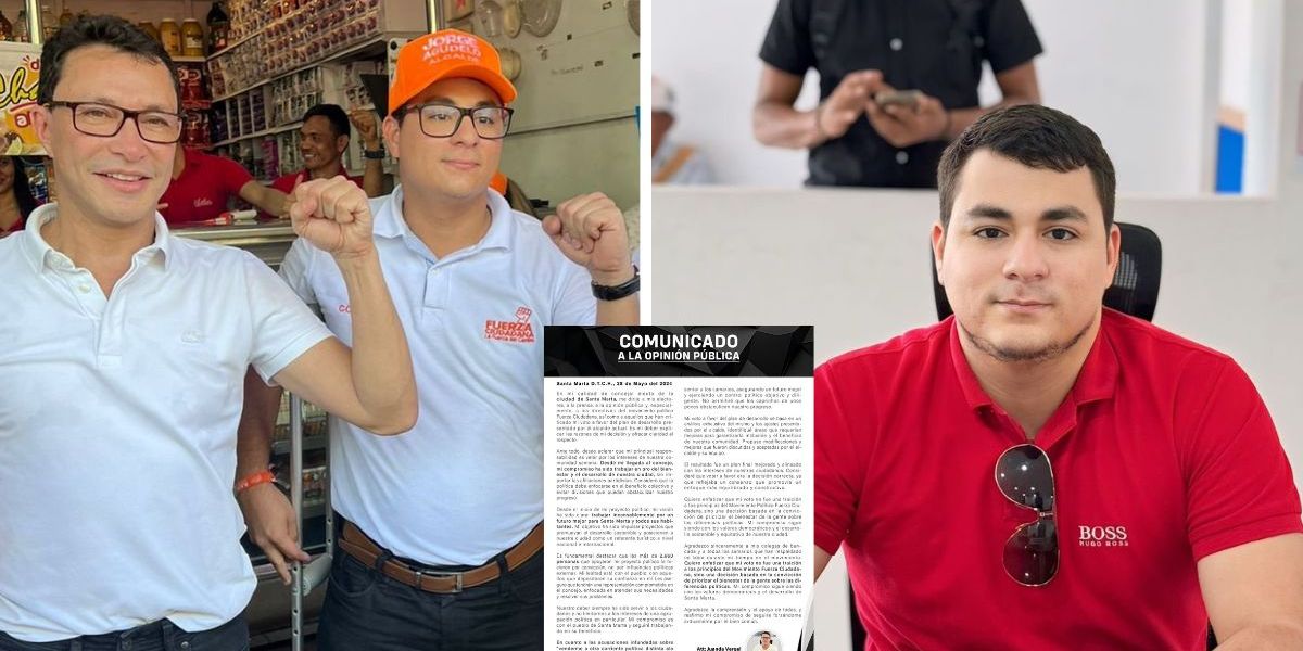 Juan David Vergel le salió al paso a las acusaciones de "traición" por parte de Fuerza Ciudadana