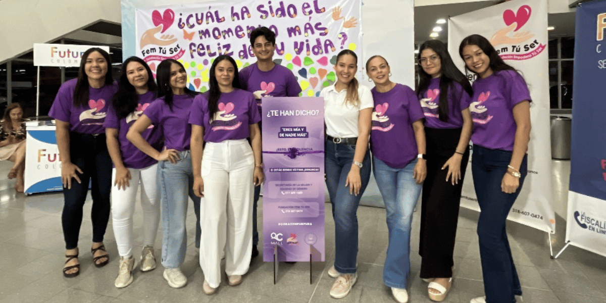 Ocean Mall y Fundación Femtuser Lanzamiento programa "Corazón Púrpura"