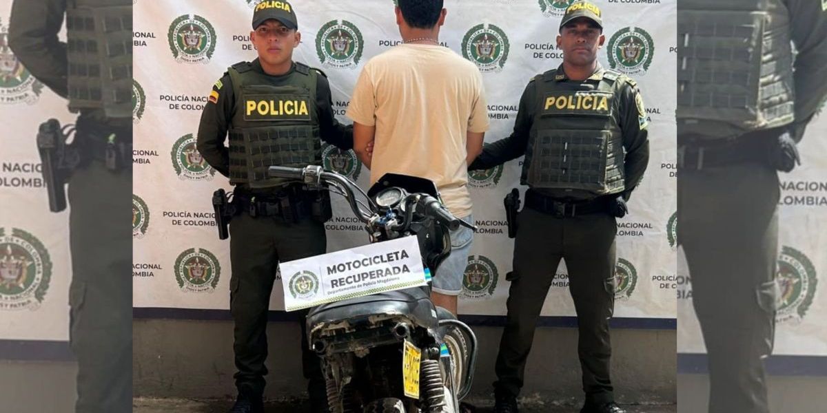Cortesía Sujeto capturado en Pivijay