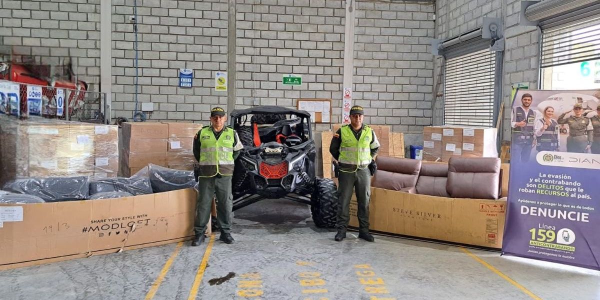 Cortesía Mercancía incautada