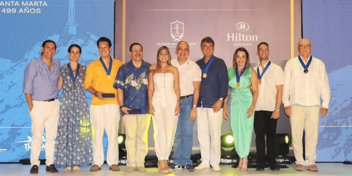 Cortesía Líderes del turismo en Santa Marta exaltados por su contribución a la ciudad