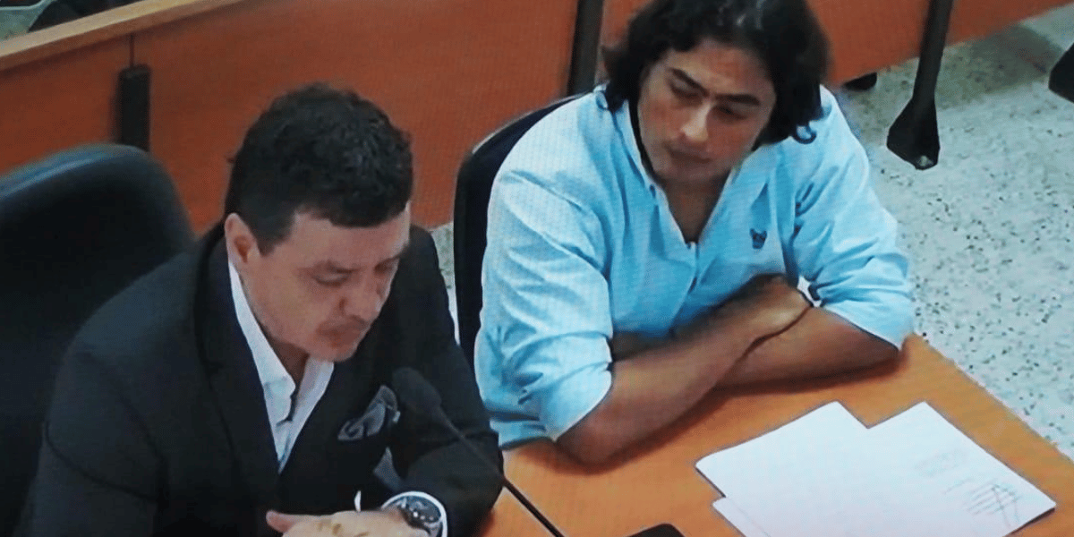 Foto: Zonacero Nicolás Petro durante la audiencia.