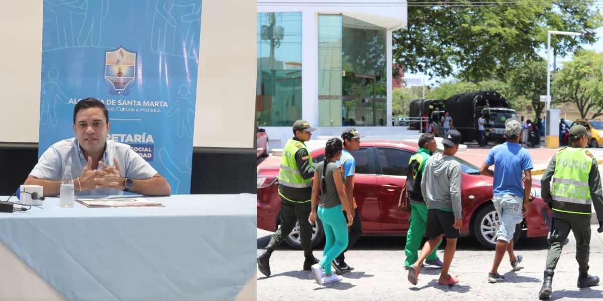 Cortesía El Secretario de Promoción Social dijo que al menos 30.000 venezolanos llegarían a Santa Marta.