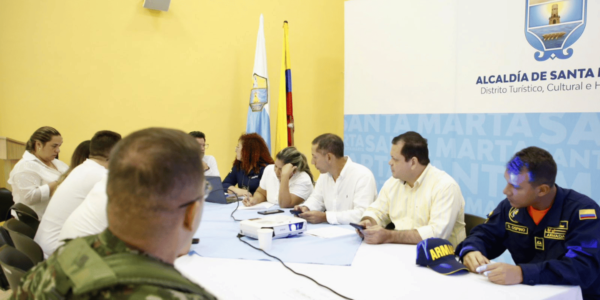 Alcaldía de Santa marta Comité de Orden Público aprueba recursos para reforzar la seguridad en Santa Marta