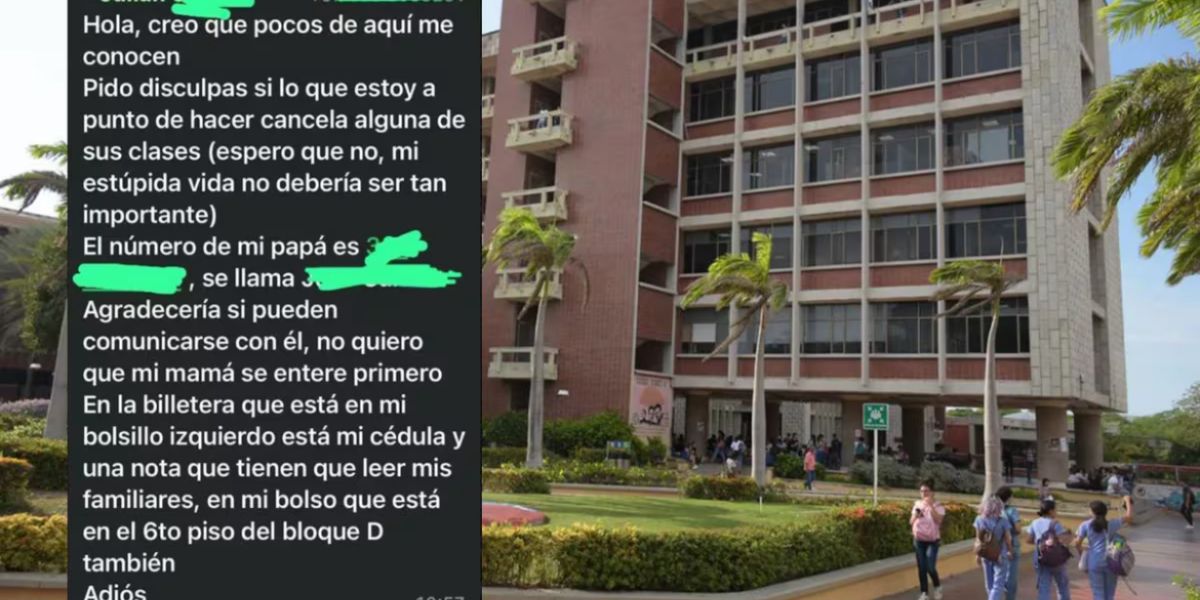Seguimiento. Mensajes de Julián castillo minutos antes