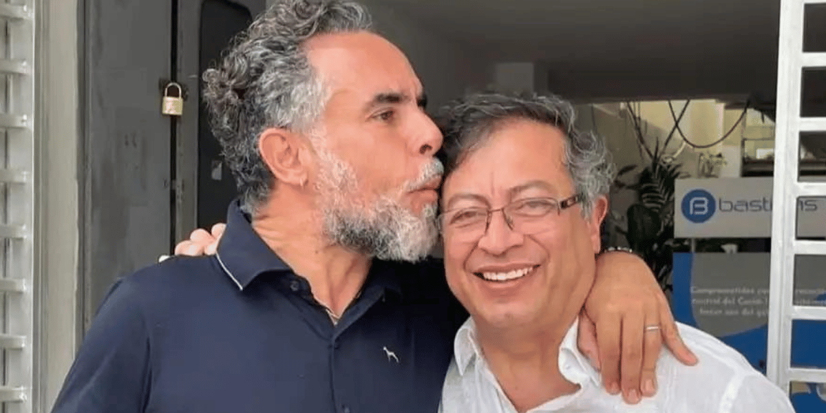 Foto: Zonacero Armando Benedetti y Gustavo Petro.