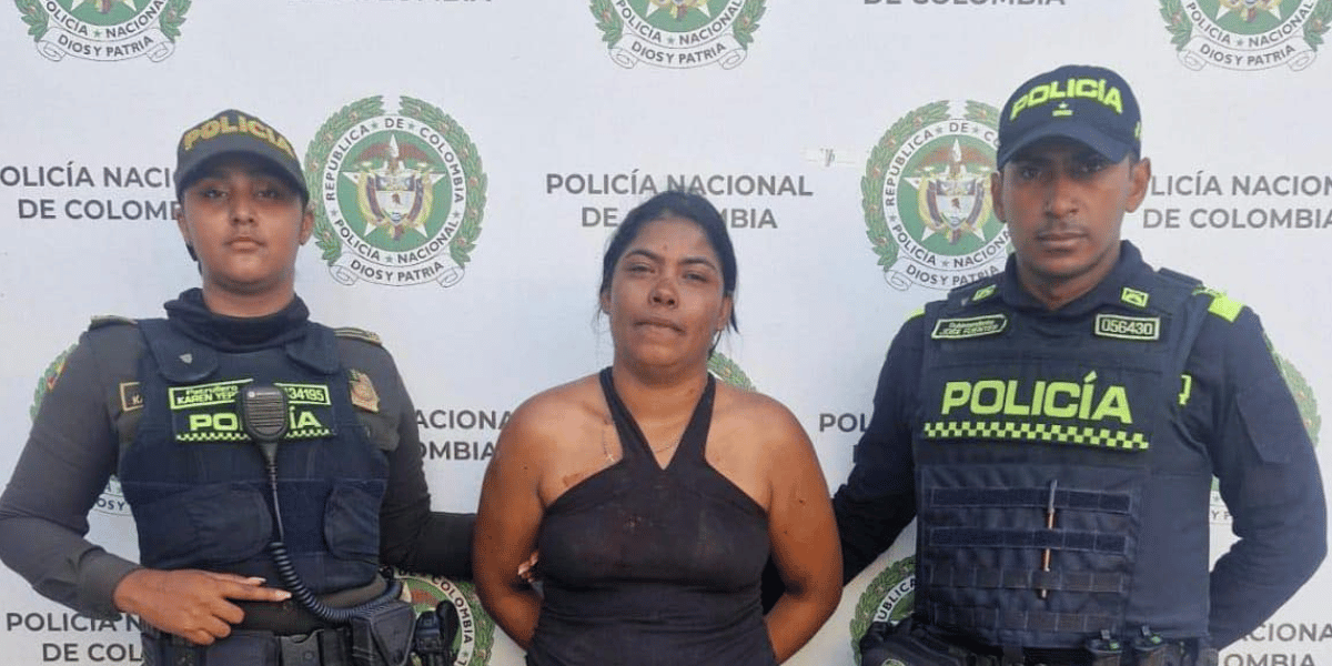 Mujer capturada Astrid Jiménez