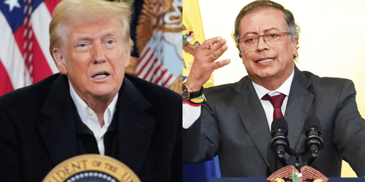 Cortesía Presidentes Gustavo Petro y Donald Trump
