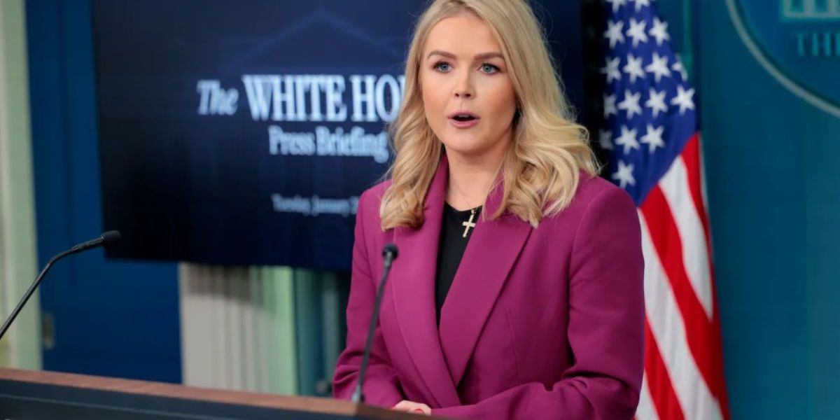 Cortesía Karoline Leavitt, portavoz de la Casa Blanca