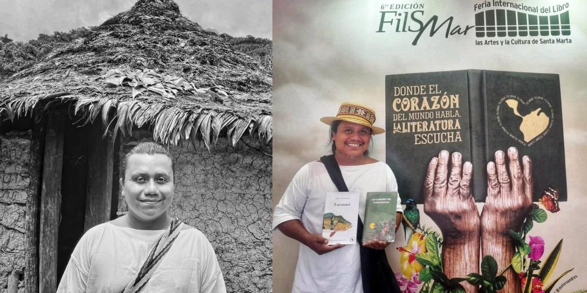 seguimiento. El escritor indígena Lorenzo Gabriel Gil presenta "Tierras Sagradas", un poemario bilingüe que explora el amor, la naturaleza y la cosmovisión de la Sierra Nevada de Santa Marta.