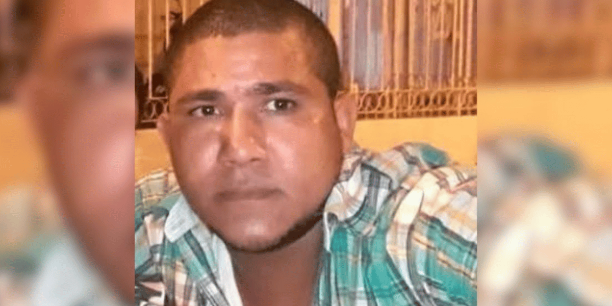 Víctima del crimen Wilfrido Junior Charris Molinares