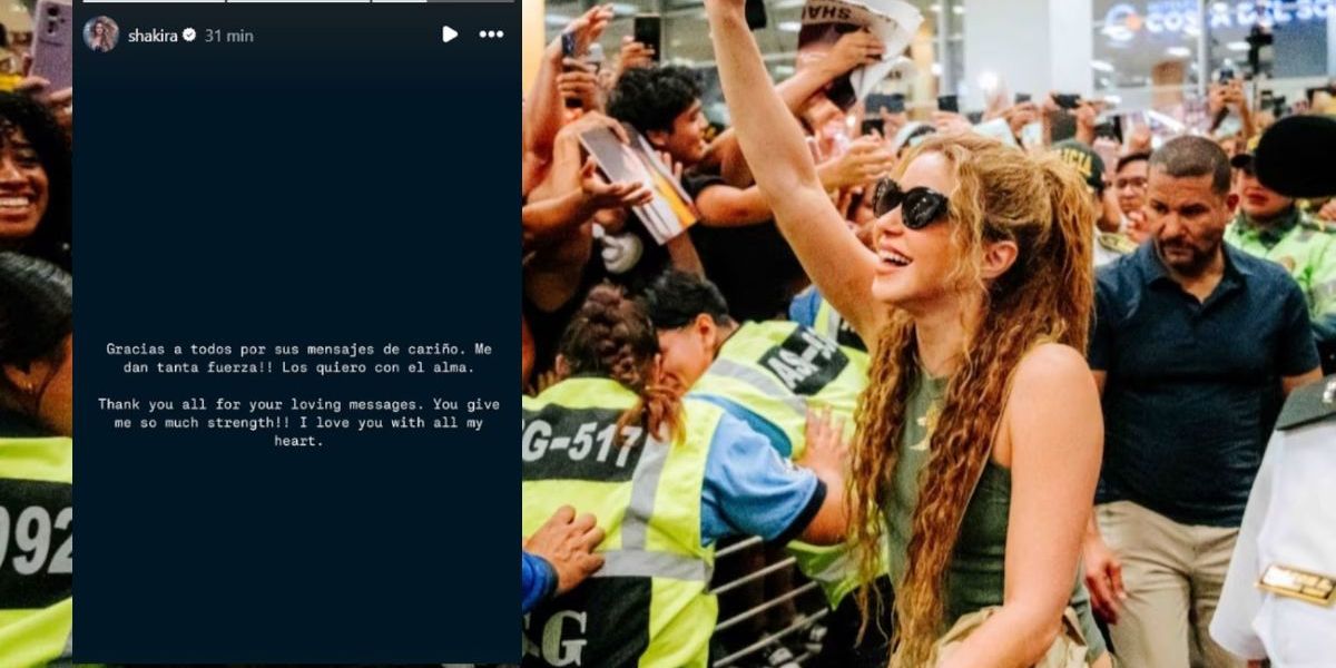 seguimiento. shakira via instagram.