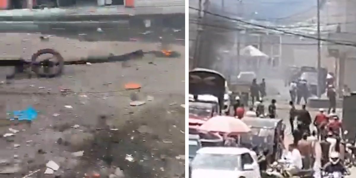 Atentado terrorista en Morales, Cauca