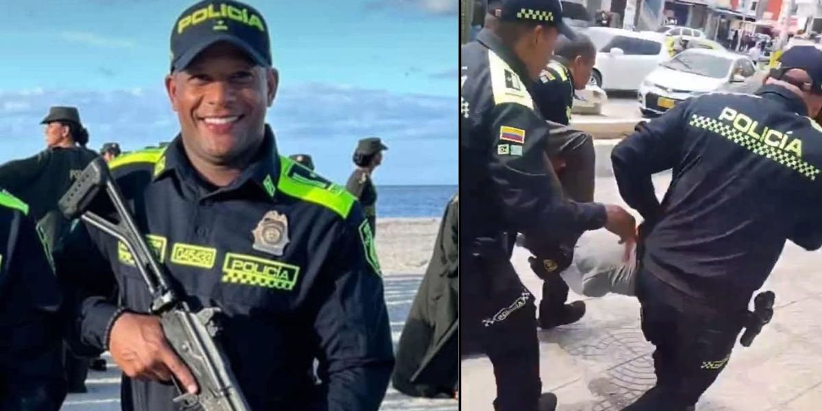 Cortesía Policía asesinado en Riohacha.