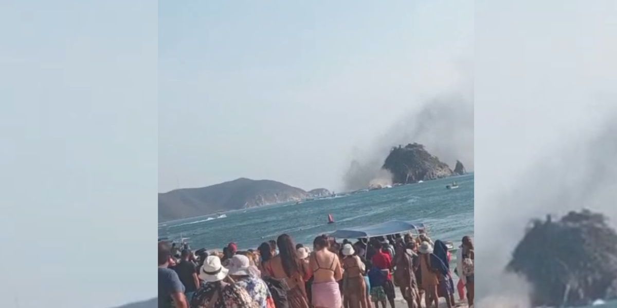 Cortesía Emergencia registrada por los turistas