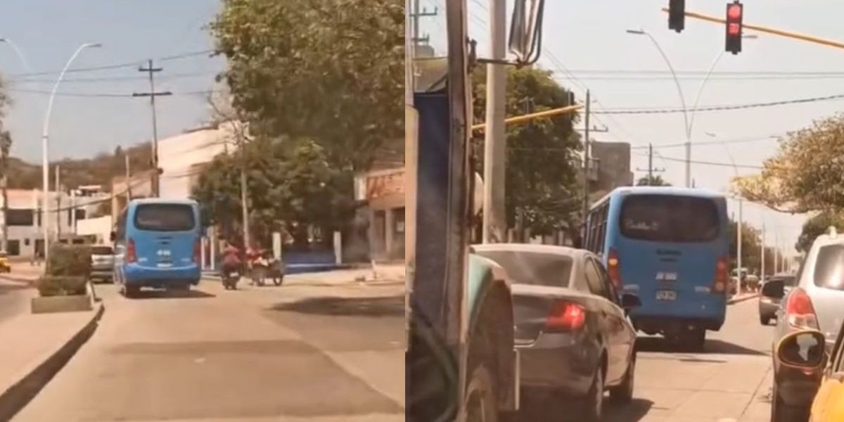 seguimiento. La denuncia resalta la peligrosidad de este comportamiento, que pone en riesgo la seguridad de otros conductores y peatones.