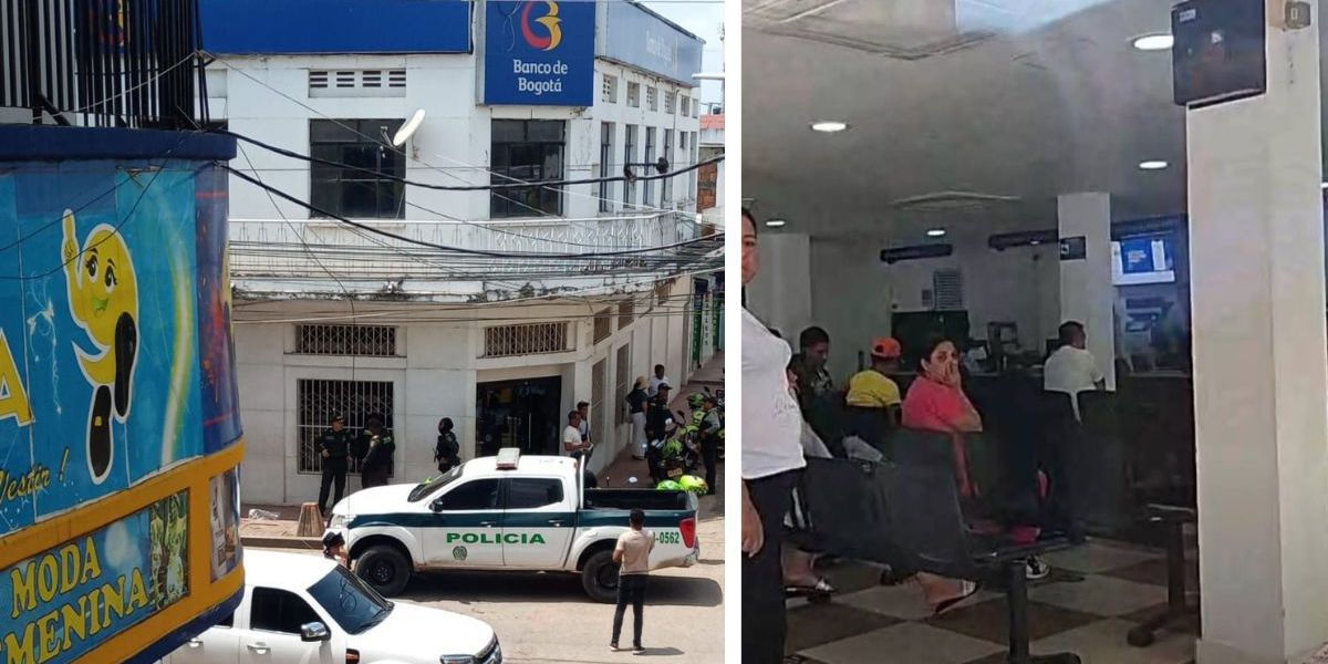 Cortesía Atraco a entidad bancaria.