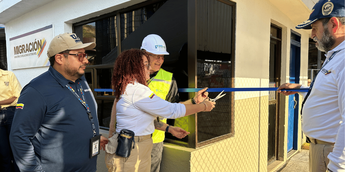 Cortesía Inauguración puesto de control migratorio