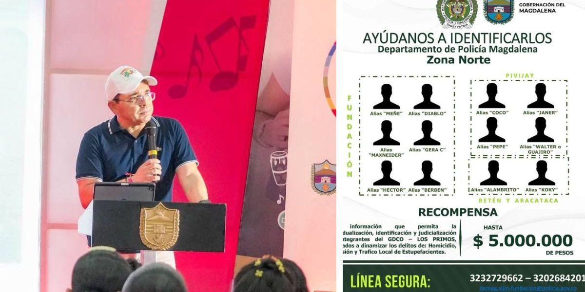 Cortesía Las autoridades pidieron apoyo a la ciudadanía para dar con el paradero de los delincuentes.