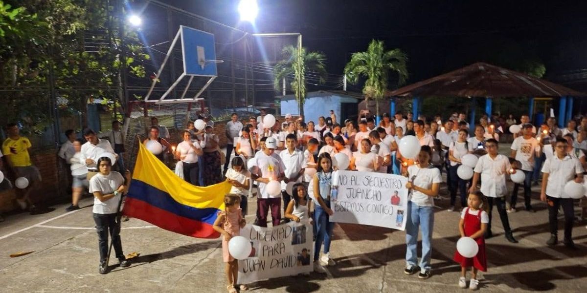 Marcha por su liberación.