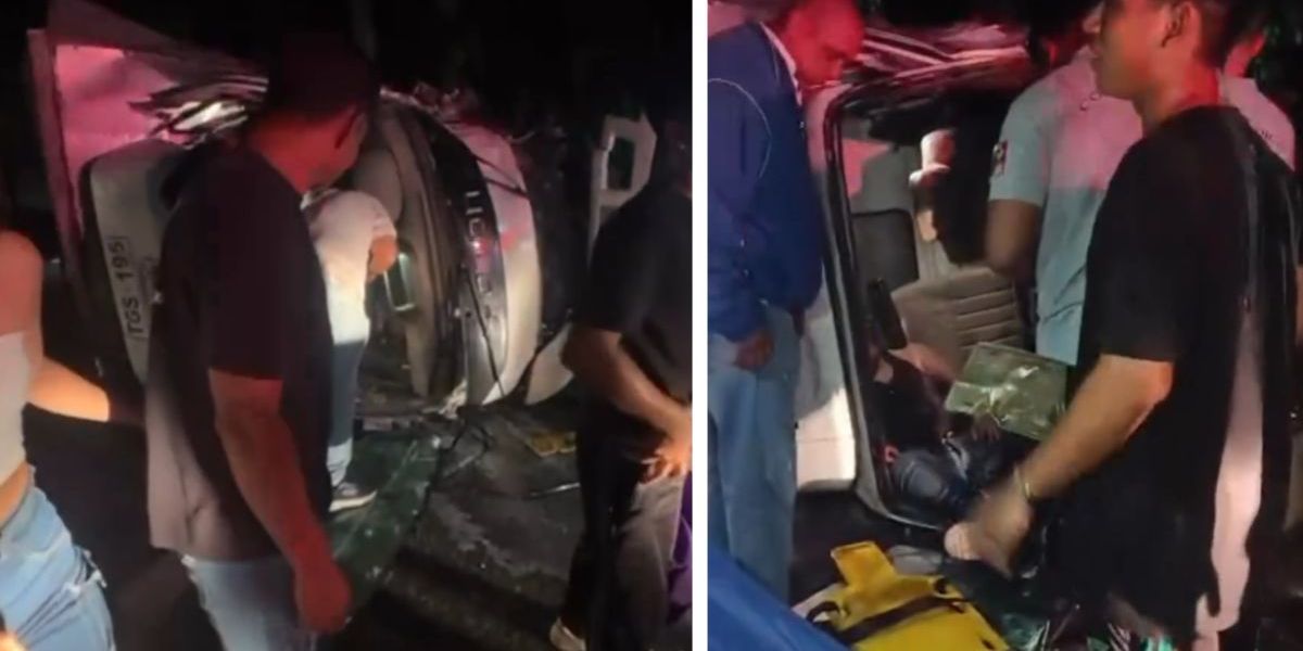 Cortesía Siniestro vial.