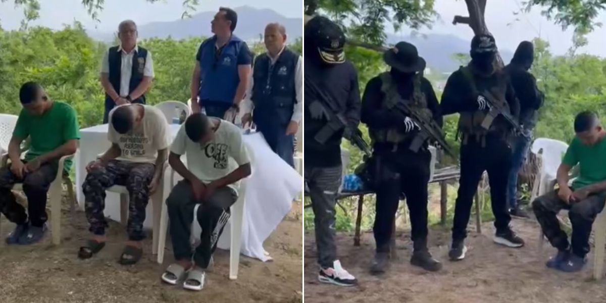 Autodefensas Conquistadoras de la Sierra Nevada. Captura de pantalla.
