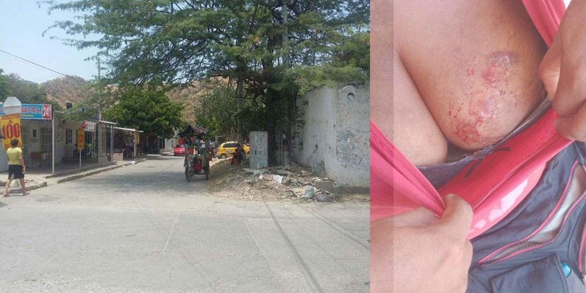 Cortesía La mujer ya ha estado en barrios como María Eugenia.