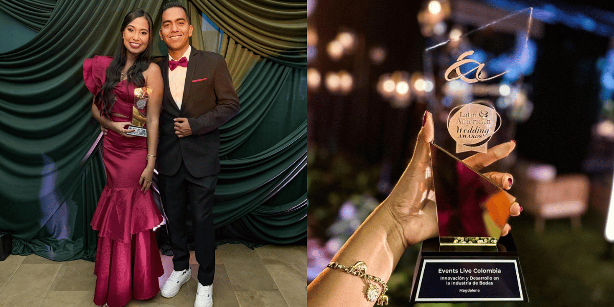 Cortesía Con Events Live Colombia, jóvenes samarios brillan en los Latin American Wedding Awards 2025