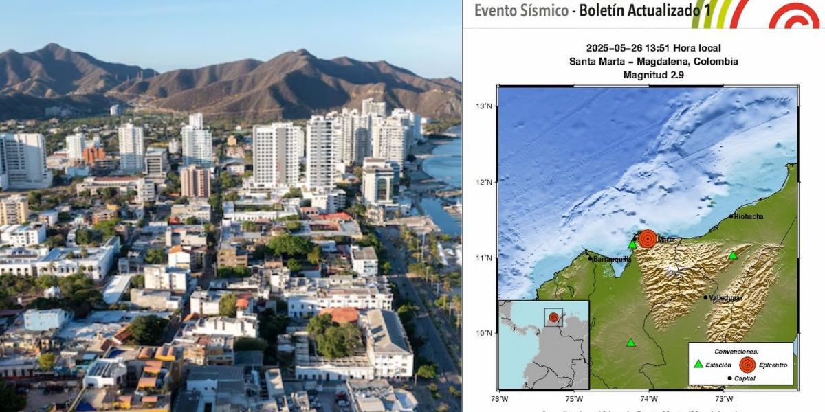 Cortesía Temblor en Santa Marta