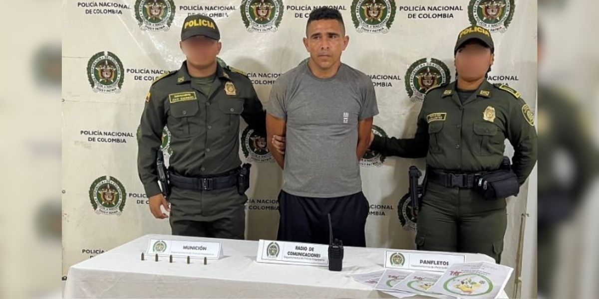 Policía del Magdalena. capturado