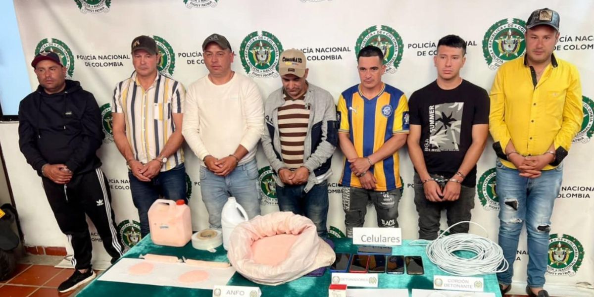 Fiscalía General de la Nación. Los capturados.
