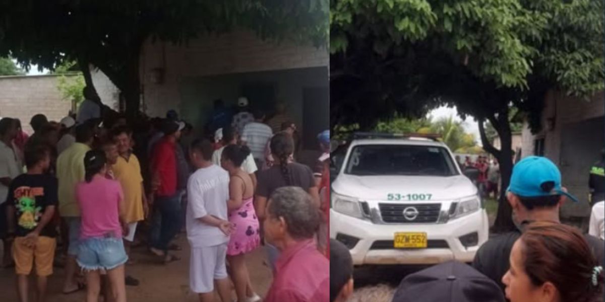 Barrio donde ocurrieron los hechos en el municipio de Pivijay, Magdalena