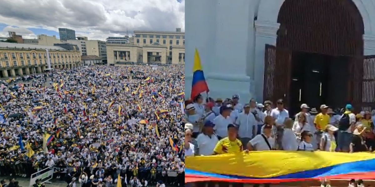 MARCHAS EN SANTA MARTA Y BOGOTÁ