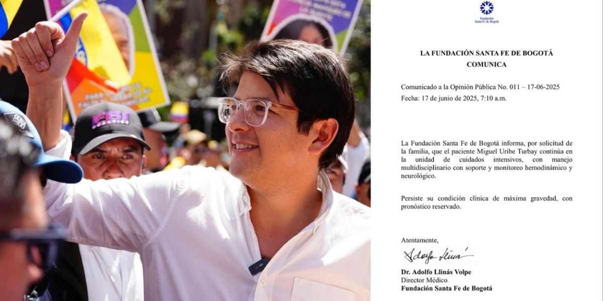 Tras cirugía, Miguel Uribe sigue en máxima gravedad